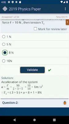 Manipal Entrance Test Previous android App screenshot 2